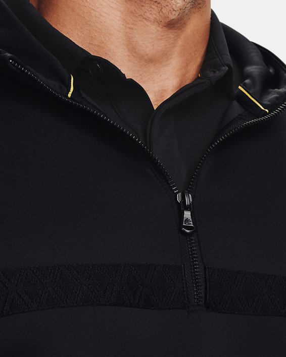 Men's Curry Hooded Track Jacket, Black, pdpMainDesktop image number 3